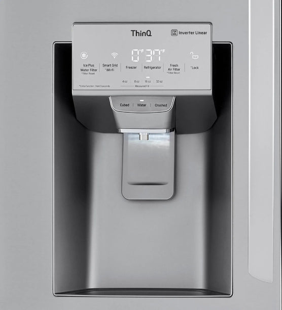 23 Cu. Ft. 4-Door French Door Counter-Depth Refrigerator with InstaView Door-in-Door and Craft Ice