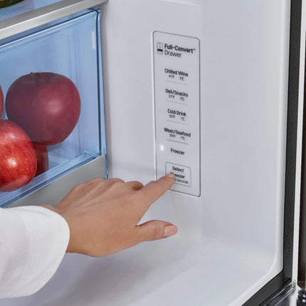 23 Cu. Ft. 4-Door French Door Counter-Depth Refrigerator with InstaView Door-in-Door and Craft Ice
