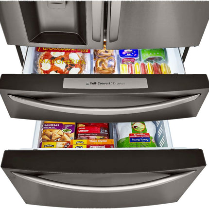 23 Cu. Ft. 4-Door French Door Counter-Depth Refrigerator with Door-in-Door and Craft Ice