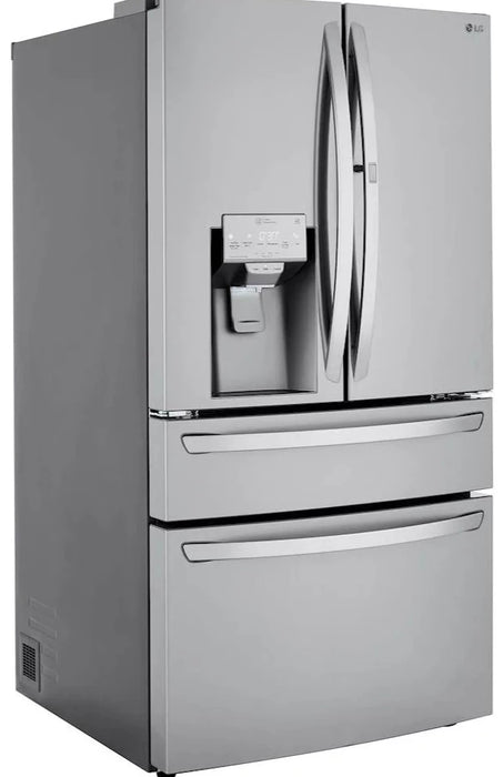 30 Cu. Ft. 4-Door French Door Refrigerator with Door-in-Door and Craft Ice - Stainless steel