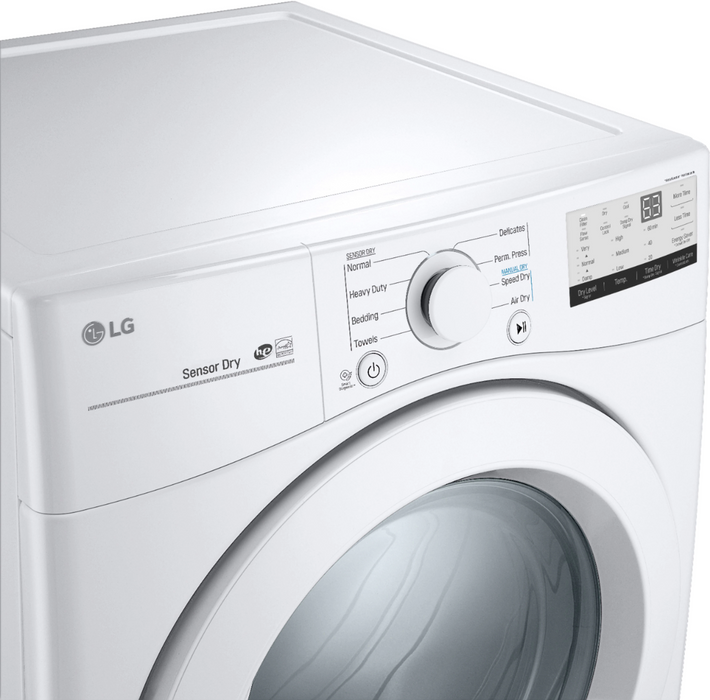 7.4 Cu. Ft. Stackable Gas Dryer with FlowSense™ - White