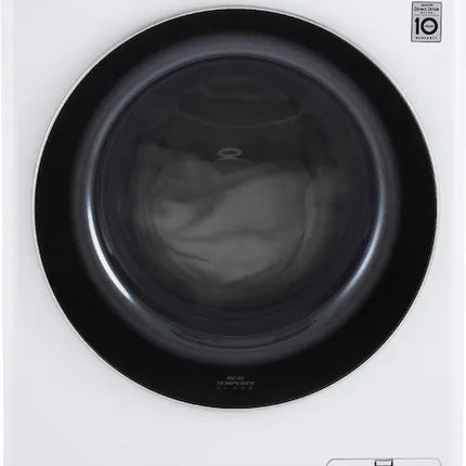 Clearance 2.4 cu.ft. Smart wi-fi Enabled Compact Front Load Washer and 4.2 cu.ft Electric Dryer with Dual Inverter HeatPump