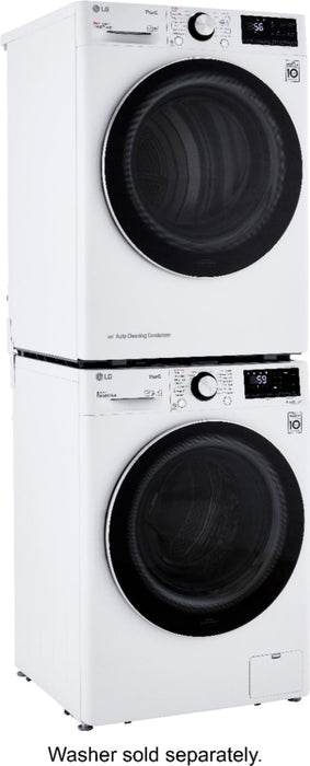 Clearance 2.4 cu.ft. Smart wi-fi Enabled Compact Front Load Washer and 4.2 cu.ft Electric Dryer with Dual Inverter HeatPump