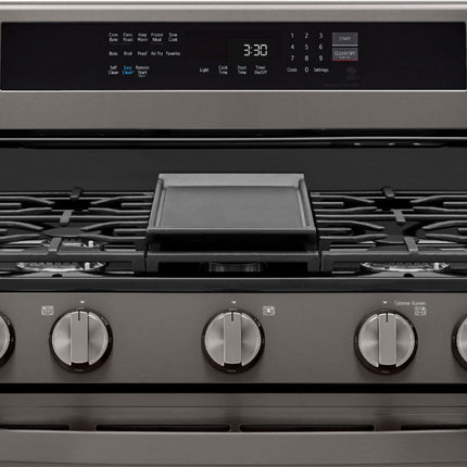 5.8 Cu. Ft. Smart Freestanding Gas True Convection Range with EasyClean, WideView Window and AirFry