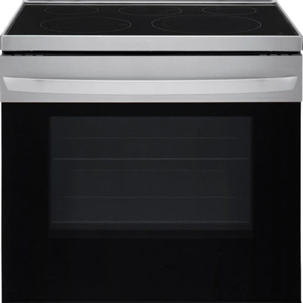 6.3 Cu. Ft. Smart Freestanding Electric Convection Range with EasyClean, Air Fry and InstaView - Stainless steel