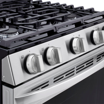 5.8 Cu. Ft. Smart Freestanding Gas True Convection Range with EasyClean, WideView Window and AirFry