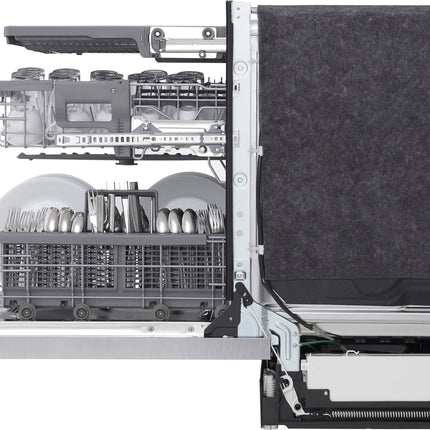 24" Top Control Smart Built-In Stainless Steel Tub Dishwasher with 3rd Rack, QuadWash and 44db