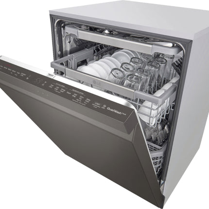 24" Top Control Smart Built-In Stainless Steel Tub Dishwasher with 3rd Rack, QuadWash and 44db