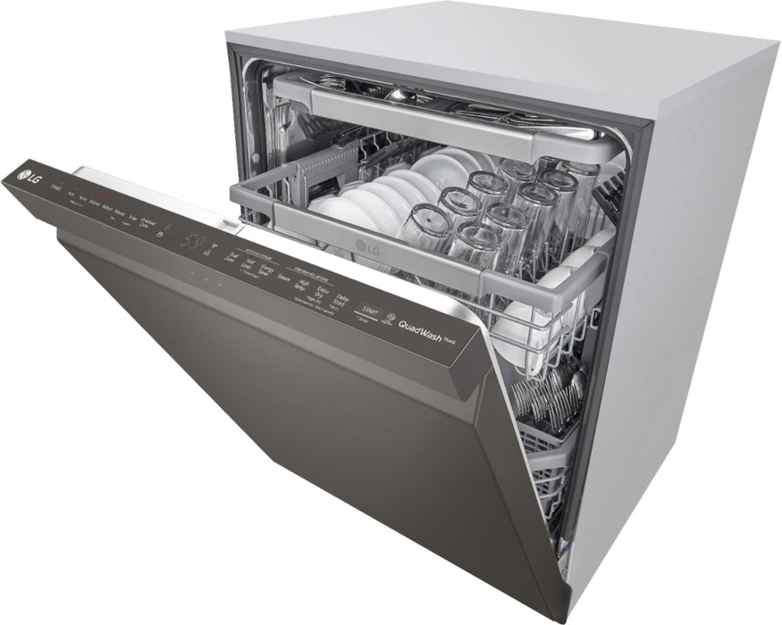 24" Top Control Smart Built-In Stainless Steel Tub Dishwasher with 3rd Rack, QuadWash and 44db
