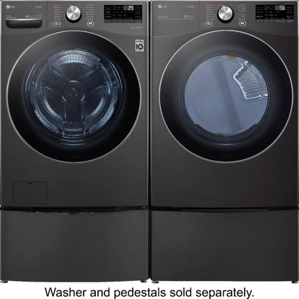 LG - 7.4 Cu. Ft. Stackable Smart Gas Dryer with Steam and Built In Intelligence