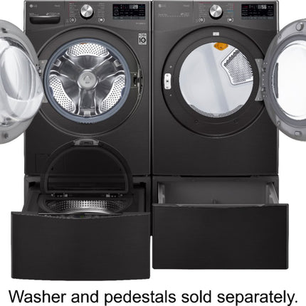LG - 7.4 Cu. Ft. Stackable Smart Gas Dryer with Steam and Built In Intelligence
