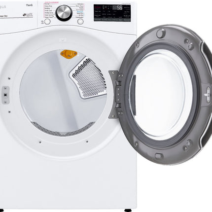 LG - 7.4 Cu. Ft. Stackable Smart Gas Dryer with Steam and Built In Intelligence