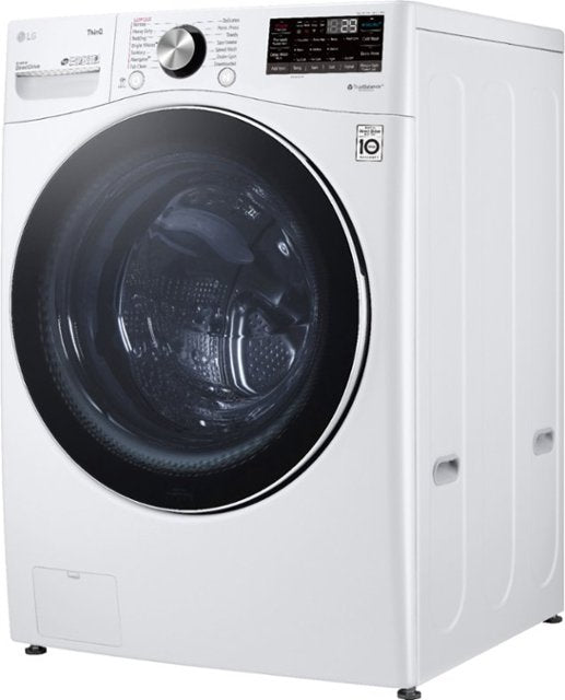 Clearance LG 5.0 cu. ft. Mega Capacity Front Load Washer and 7.4 cu. ft. Electric Steam Dryer