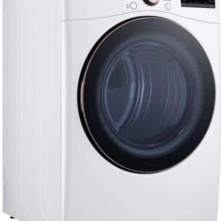 7.4 Cu. Ft. Stackable Smart Gas Dryer with Steam and Built-In Intelligence - White