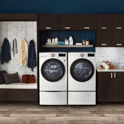 7.4 Cu. Ft. Stackable Smart Gas Dryer with Steam and Built-In Intelligence - White