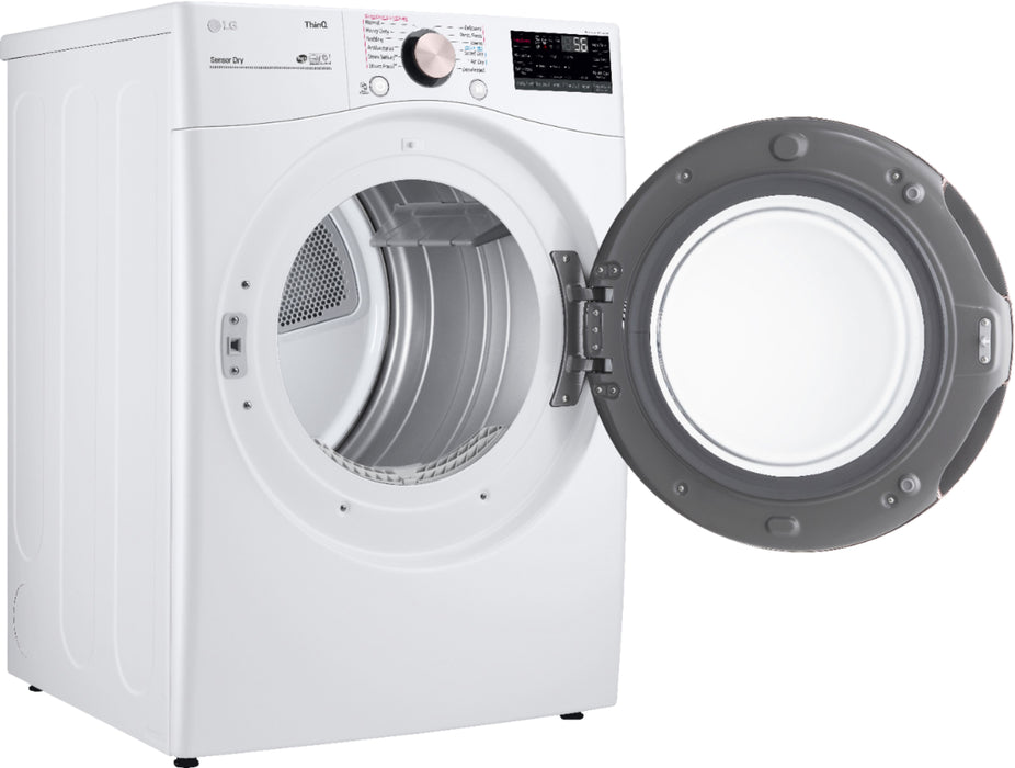 7.4 Cu. Ft. Stackable Smart Electric Dryer with Steam and Built-In Intelligence - White