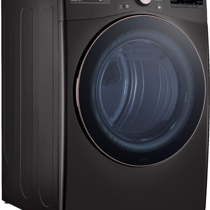 7.4 Cu. Ft. Stackable Smart Electric Dryer with Steam and Built-In Intelligence - Black steel