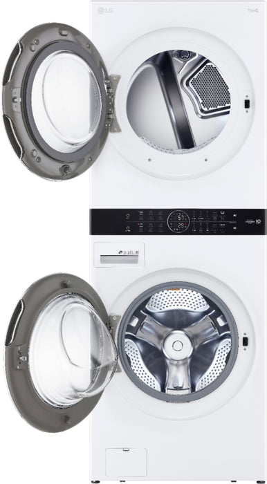4.5 Cu. Ft. HE Smart Front Load Washer and 7.4 Cu. Ft. Electric Dryer WashTower with Steam and Built-In Intelligence