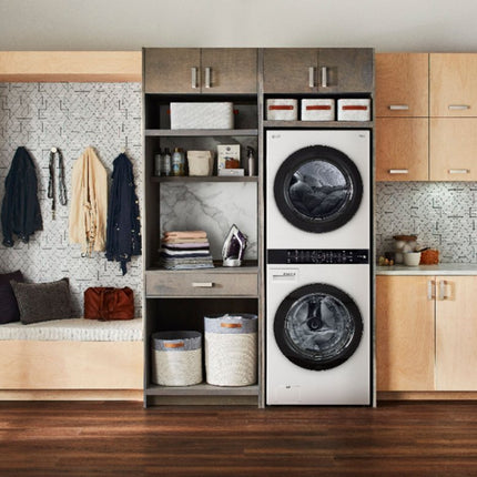 $1349 PICKUP! LG 4.5 Cu. Ft. HE Smart Front Load Washer and 7.4 Cu. Ft. Gas Dryer WashTower with Steam and Built-In Intelligence