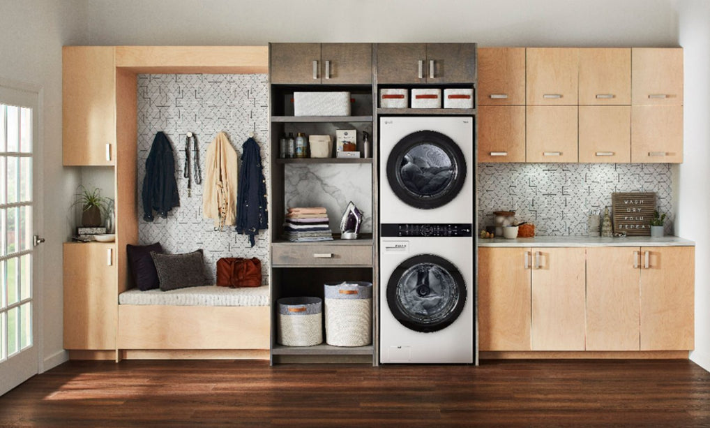 $1349 PICKUP! LG 4.5 Cu. Ft. HE Smart Front Load Washer and 7.4 Cu. Ft. Gas Dryer WashTower with Steam and Built-In Intelligence