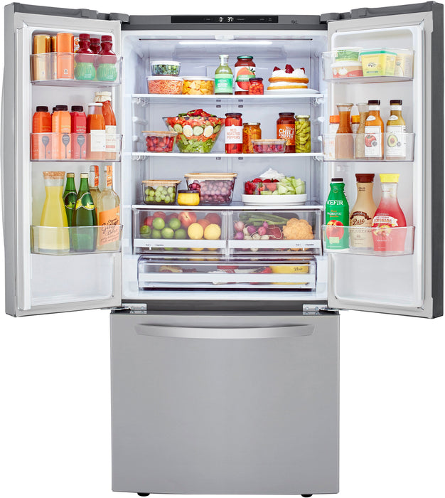 25 Cu. Ft. French Door Refrigerator with Ice Maker - Stainless steel