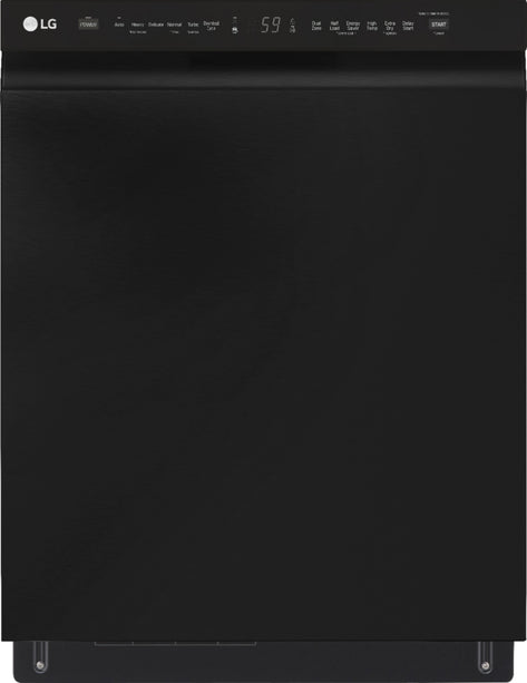 24" Front Control Smart Built-In Stainless Steel Tub Dishwasher with 3rd Rack, Quadwash, and 48dba - Stainless steel