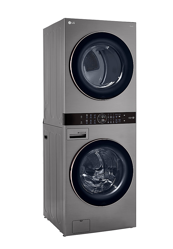 LG WKE100HVA WashTower — 4.5 cu. ft. Washer + 7.4 cu. ft. Electric Dryer, Smart Laundry Center
