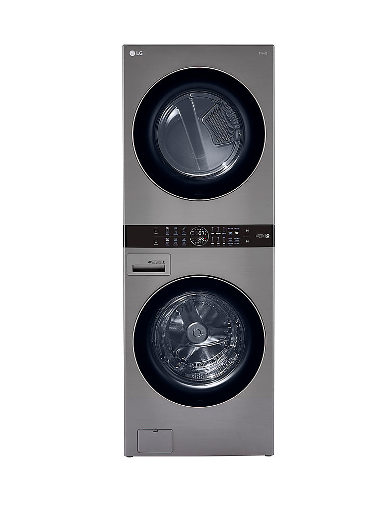 LG WKE100HVA WashTower — 4.5 cu. ft. Washer + 7.4 cu. ft. Electric Dryer, Smart Laundry Center