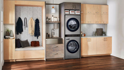 LG WKE100HVA WashTower — 4.5 cu. ft. Washer + 7.4 cu. ft. Electric Dryer, Smart Laundry Center