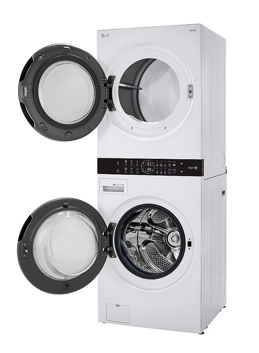 4.5 Cu. Ft. HE Smart Front Load Washer and 7.4 Cu. Ft. Gas Dryer WashTower with Steam and Built-In Intelligence