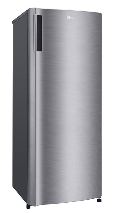 7 cu. Ft Single Door Freezer - Platinum silver