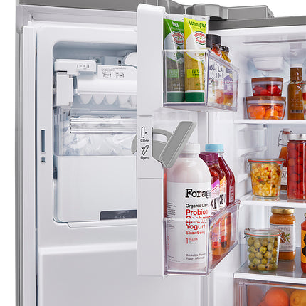 28 Cu. Ft. 4 Door French Door Smart Refrigerator with Dual Ice and Double Freezer