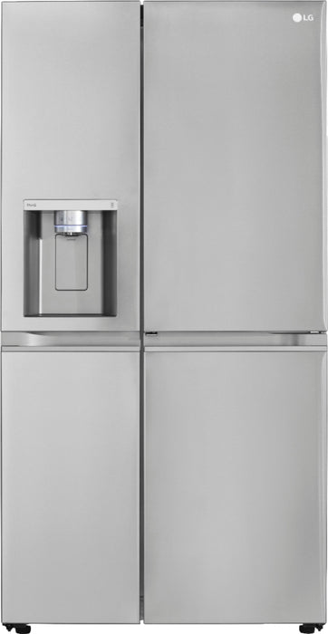 27 cu ft Side by Side Refrigerator with Door in Door, Craft Ice, and Smart Wi-Fi - Stainless steel