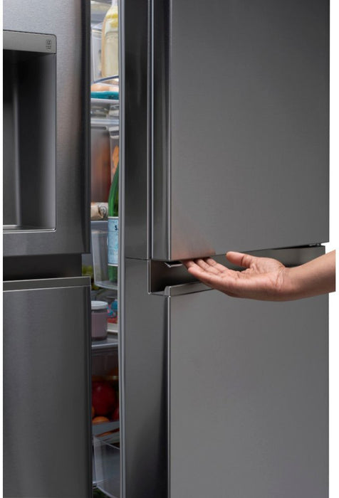 27 cu ft Side by Side Refrigerator with Door in Door, Craft Ice, and Smart Wi-Fi - Stainless steel