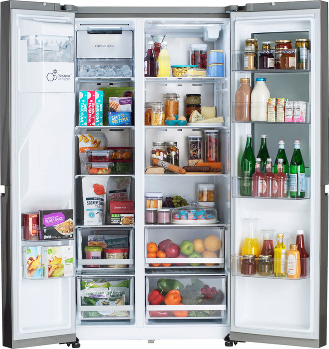27 Cu. Ft. Side-by-Side Smart Refrigerator with Craft Ice and InstaView