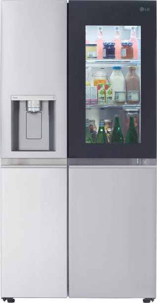 $999 PICKUP! 27 Cu. Ft. Side-by-Side Smart Refrigerator with Door in Door Craft Ice and InstaView