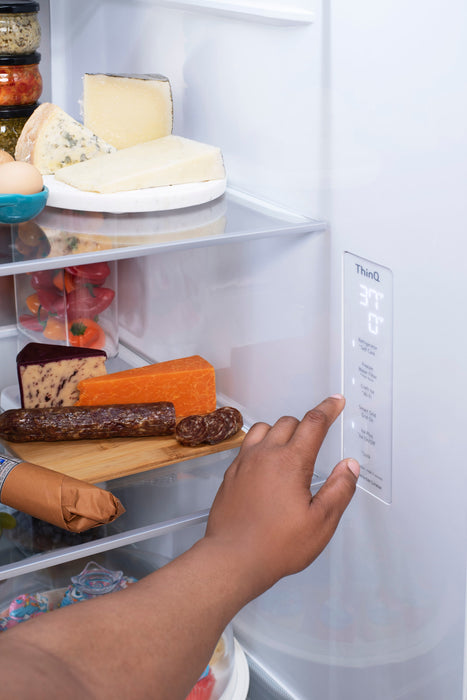 27 Cu. Ft. Side-by-Side Smart Refrigerator with Door in Door Craft Ice and InstaView