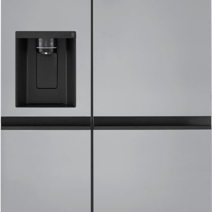 23 Cu. Ft. Side-by-Side Counter-Depth Refrigerator with Smooth Touch Dispenser - Stainless steel