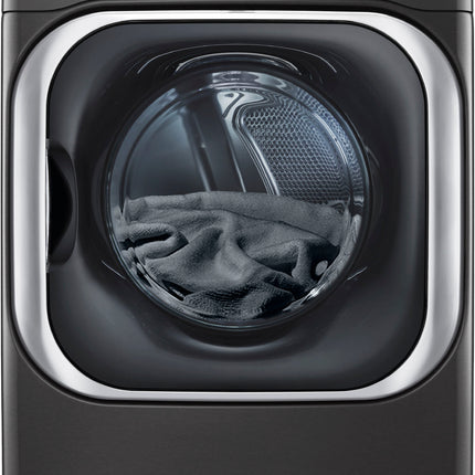 9.0 Cu. Ft. Stackable Smart Electric Dryer with Steam and Built-In Intelligence - Black steel