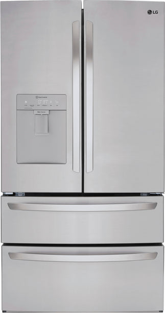 29 Cu. Ft. 4-Door French Door Smart Refrigerator with Water Dispenser