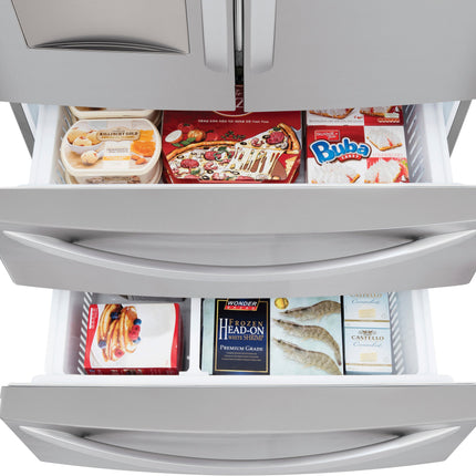 29 Cu. Ft. 4-Door French Door Smart Refrigerator with Water Dispenser