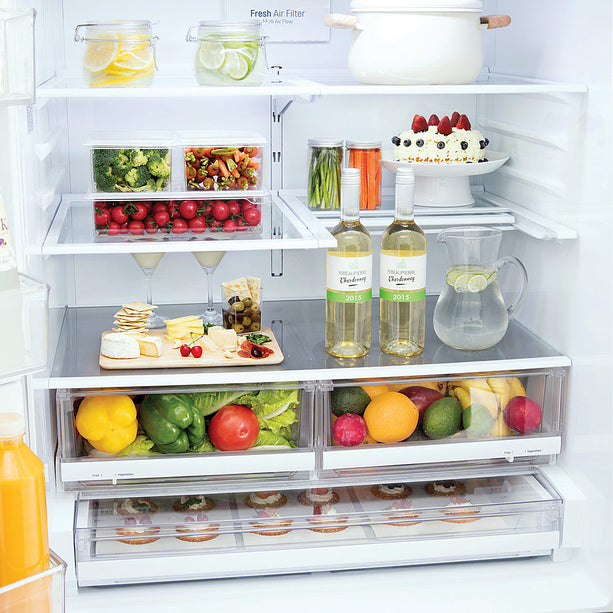 29 Cu. Ft. 4-Door French Door Smart Refrigerator with Water Dispenser