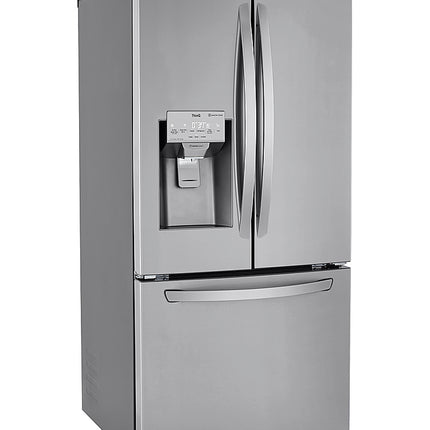 25 Cu. Ft. French Door Smart Refrigerator with Slim SpacePlus Ice - Stainless steel