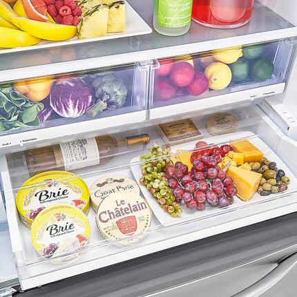 25 Cu. Ft. French Door Smart Refrigerator with Slim SpacePlus Ice - Stainless steel
