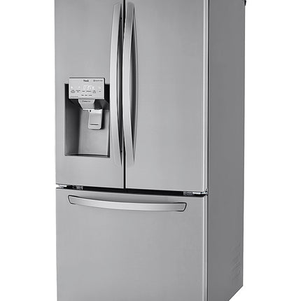 25 Cu. Ft. French Door Smart Refrigerator with Slim SpacePlus Ice - Stainless steel