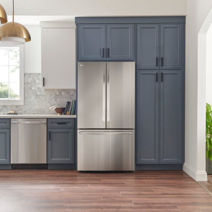 LG - French Door Smart Refrigerator with Internal Water and Ice - Stainless steel