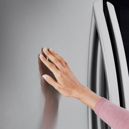 LG - 26 Cu. Ft. French Door Counter-Depth Smart Refrigerator with InstaView - Stainless steel