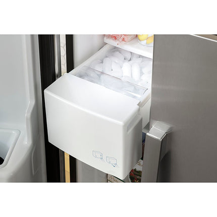 GE - 23.0 Cu. Ft. Side-By-Side Refrigerator