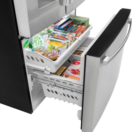 GE - ENERGY STAR® 25.7 Cu. Ft. Fingerprint Resistant French-Door Refrigerator