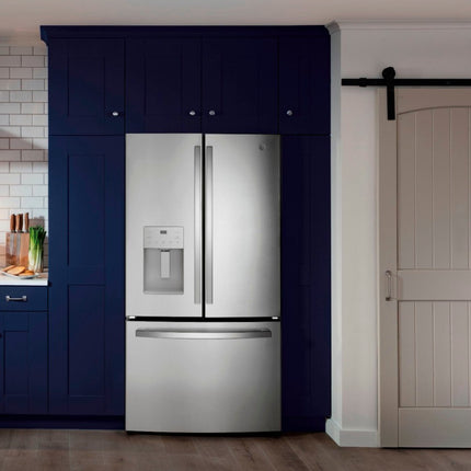 GE - ENERGY STAR® 25.7 Cu. Ft. Fingerprint Resistant French-Door Refrigerator